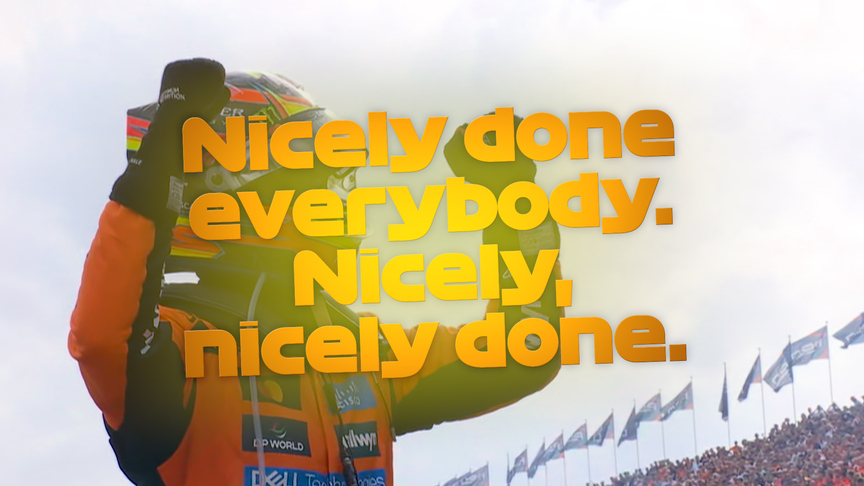 2025 Dutch Grand Prix: Piastri crosses the line to take his seventh victory of the season